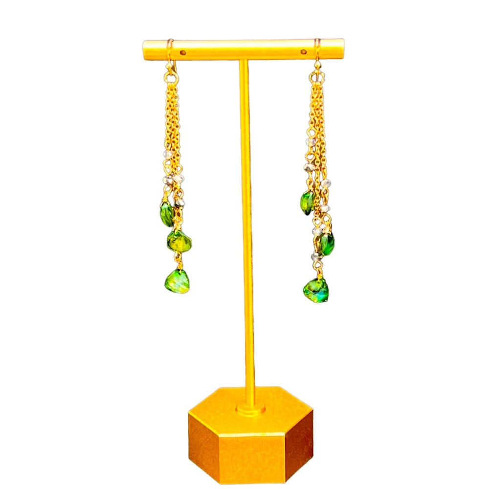 New Cascading Abalone Earrings